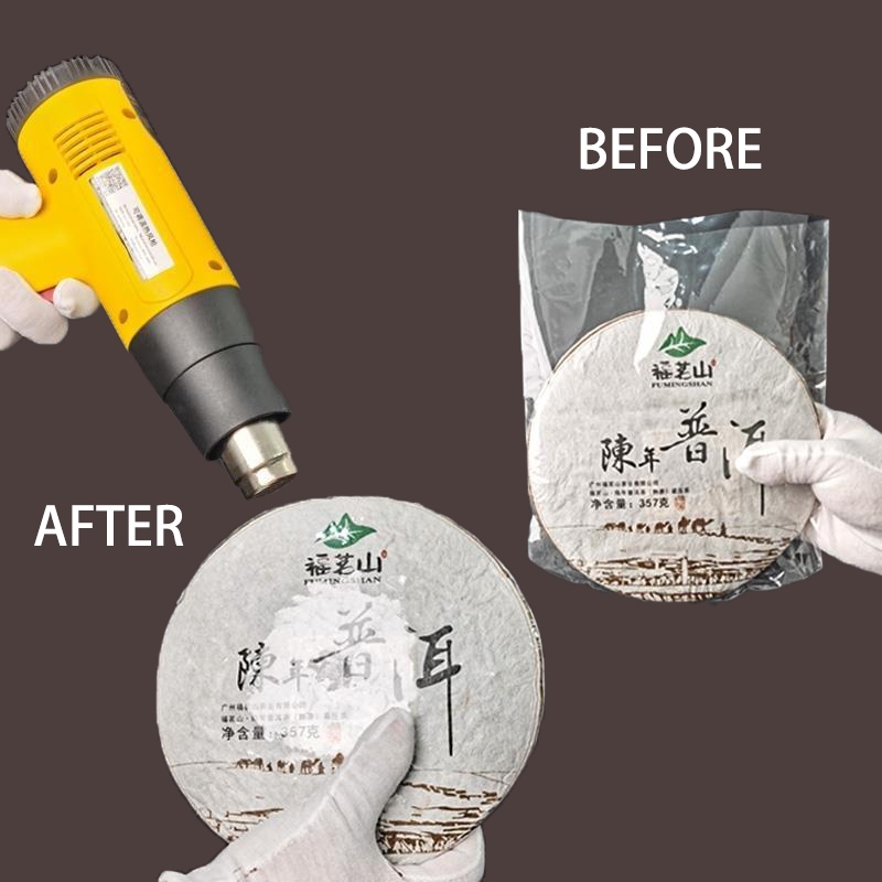 PVC/POF vlastné zmršťovacie vrecká