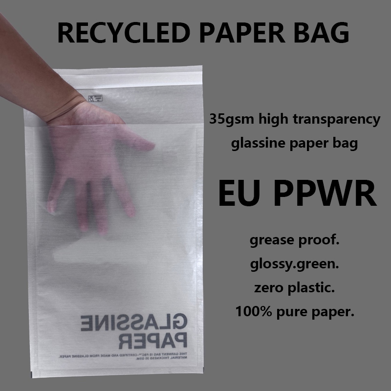 Zeal X predstavuje 35 g/m2 vysoko priehľadné pergamenové vrecúška na oblečenie na balenie bez plastov