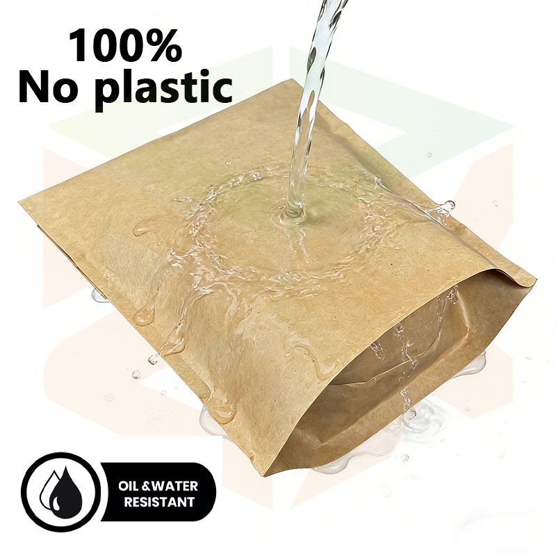 Vlastné logo vodotesné kraft papierové poštové tašky