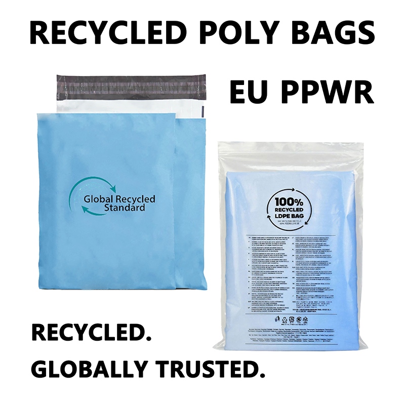 GRS Recycled LDPE Packaging Bags
