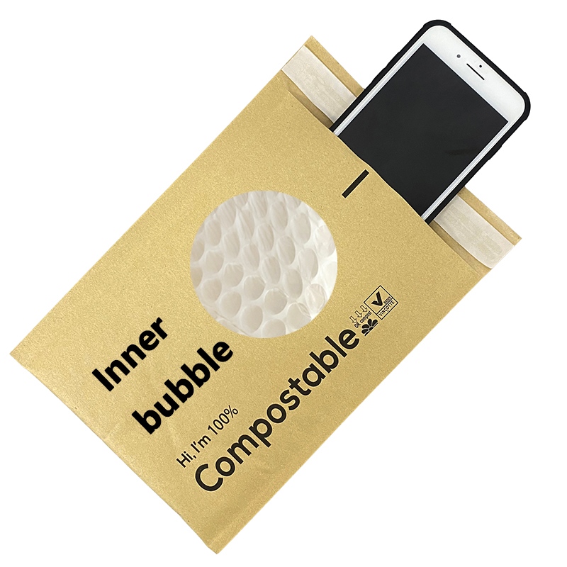 Kraft obálkové bublinkové poštové vrecká